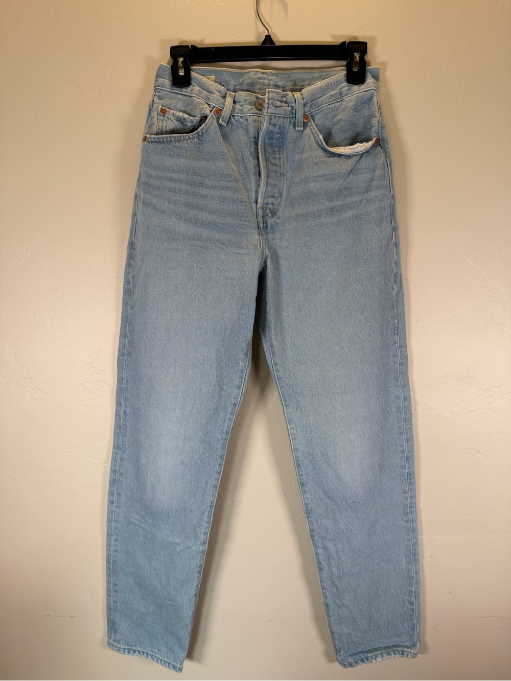 Levi’s Premium 501 '81 High Rise Tapered Jeans Light Wash Size W26 L31